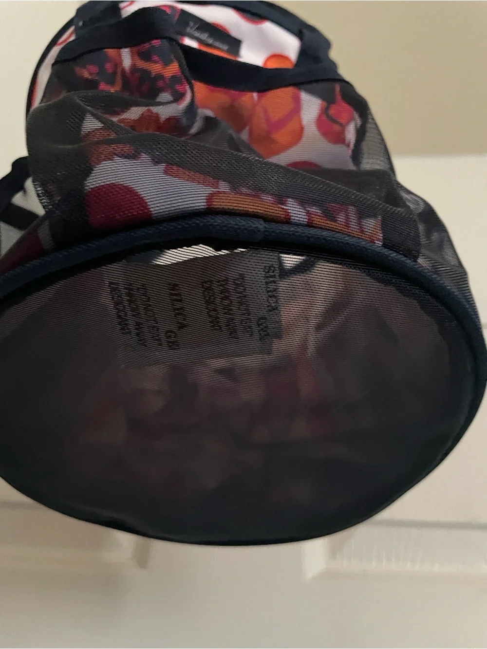 thirty-one Fun-Flops Print Summer Fun Caddy/Tote in Pink, Orange & Navy